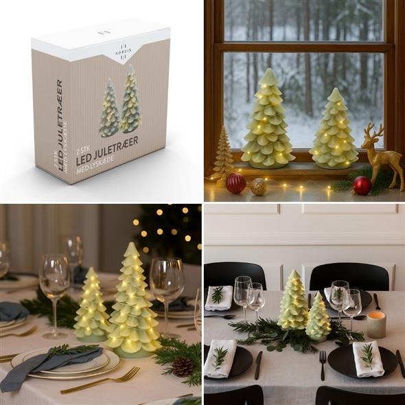 LED JULETRÆER 🌲