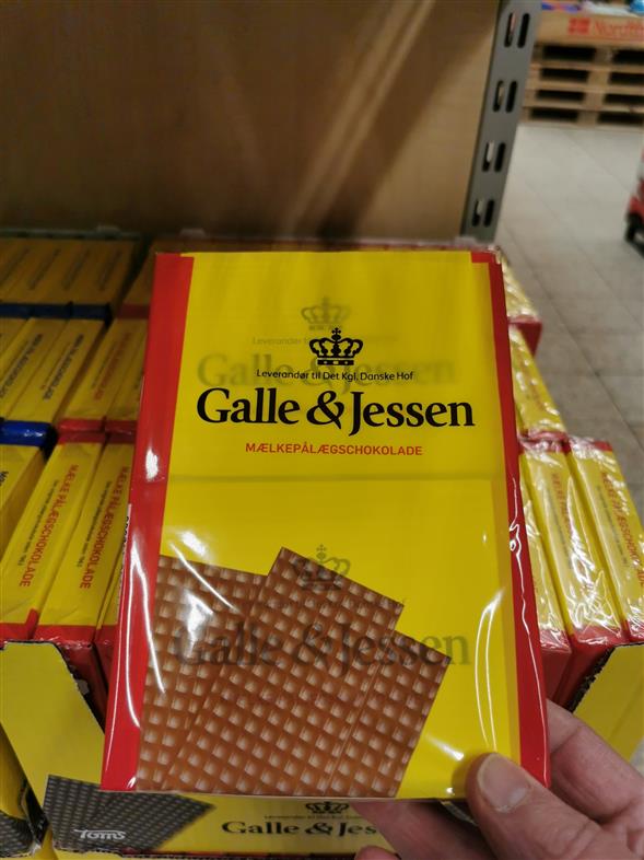 G&J lys pålægschokolade 2-pak