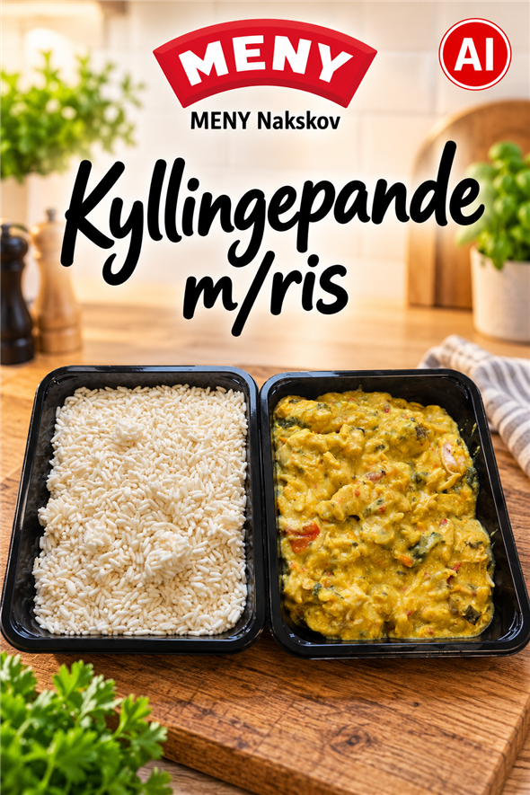 Kyllingepande m/ris